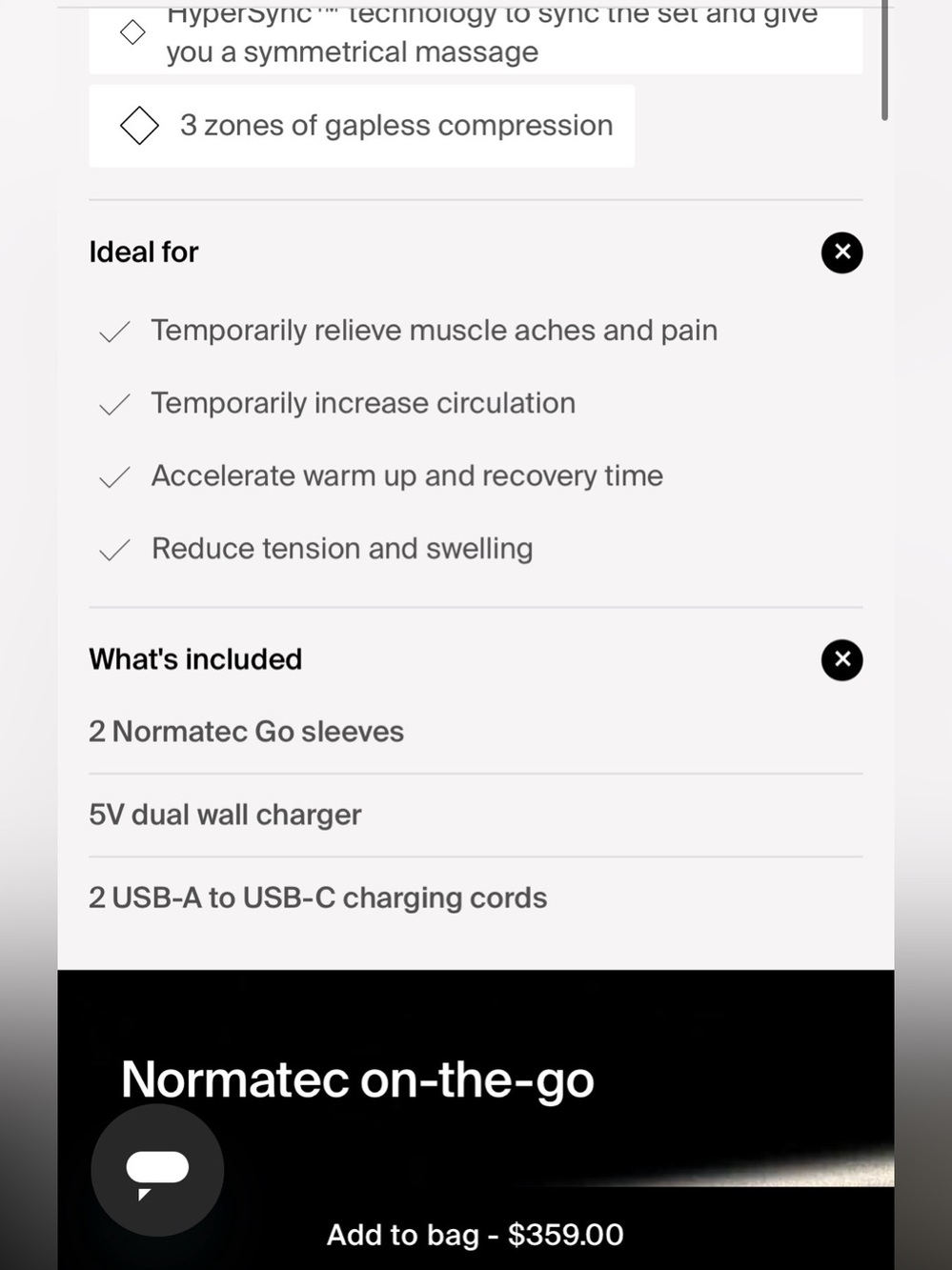 Hyperice Normatec Go - Picture 9 of 9